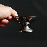 6 coupelles à glace sur pied en inox service à dessert vintage