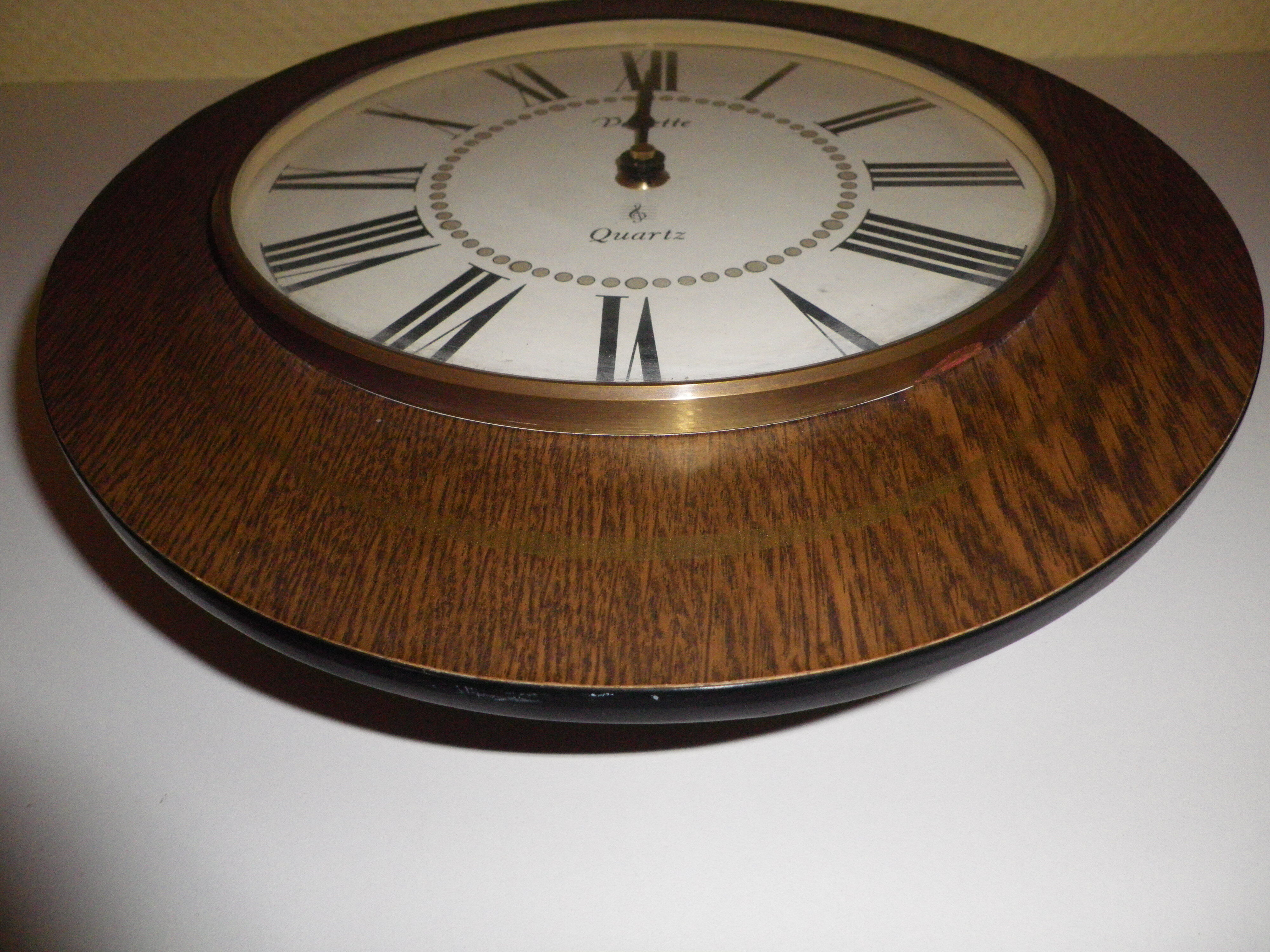 Wall Clock Star - Laiton, glass, formica - 1960s