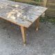 Table de ferme en chêne  à restaurer