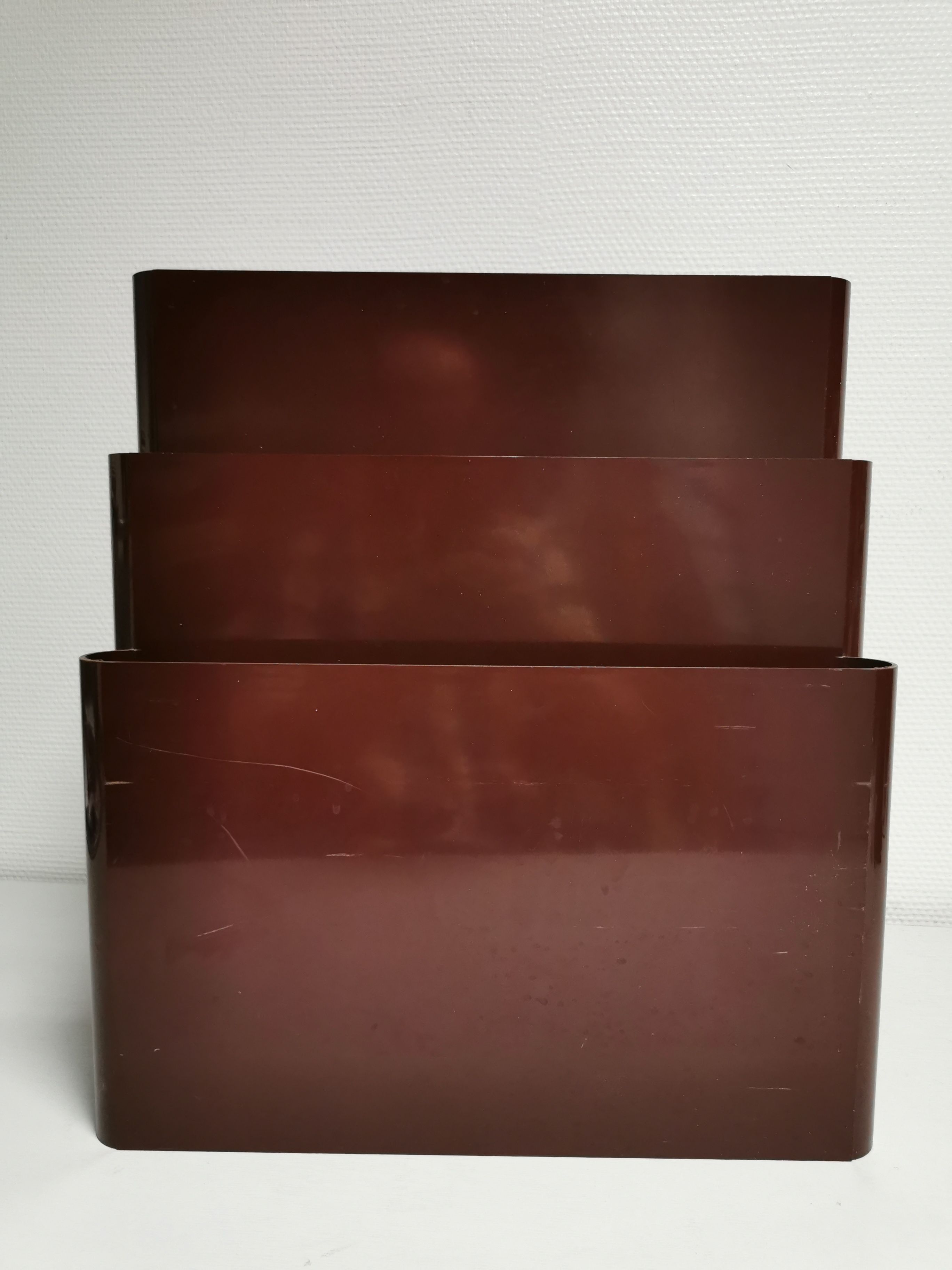 Vintage magazine holder 60's Kartell G.Stoppino, Italy
