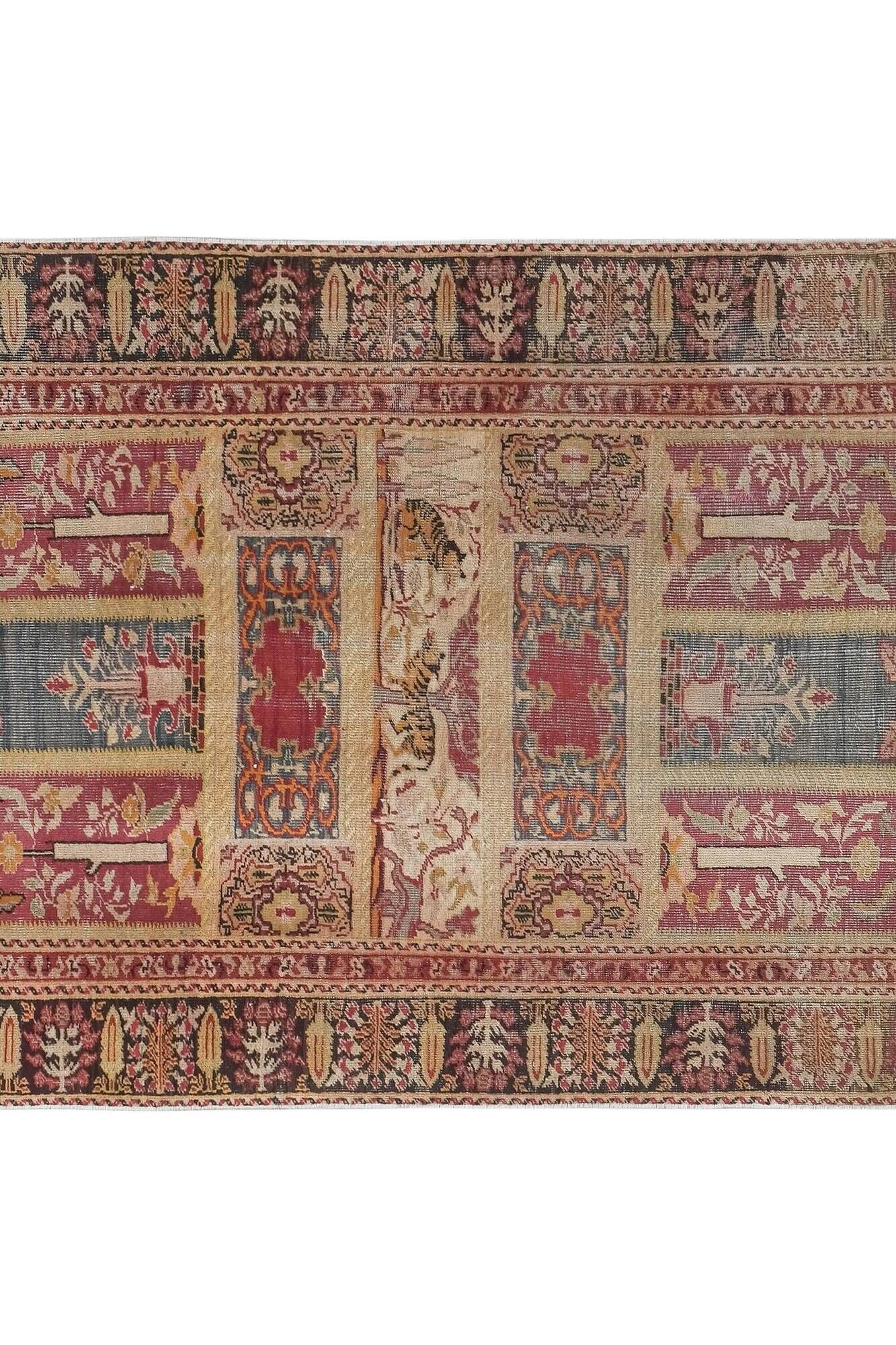 Vintage Turkish handmade rug 115x182 cm