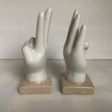 Pair of hand ring sizes