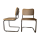 Paire de chaises cesca par Marcel Breuer