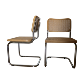 Paire de chaises cesca par Marcel Breuer