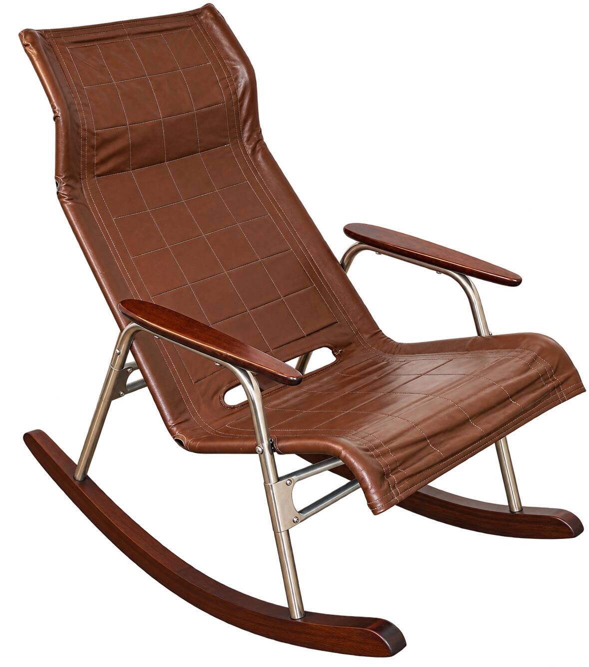 Folding rocking chair designed by Takeshi Nii, 1950s.