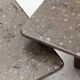 Ensemble de 3 tables basses carrées en marbre fossile, design des années 1970