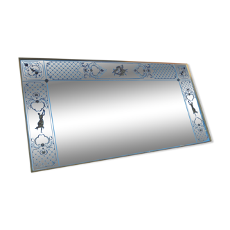 Miroir type brasserie 202x102cm