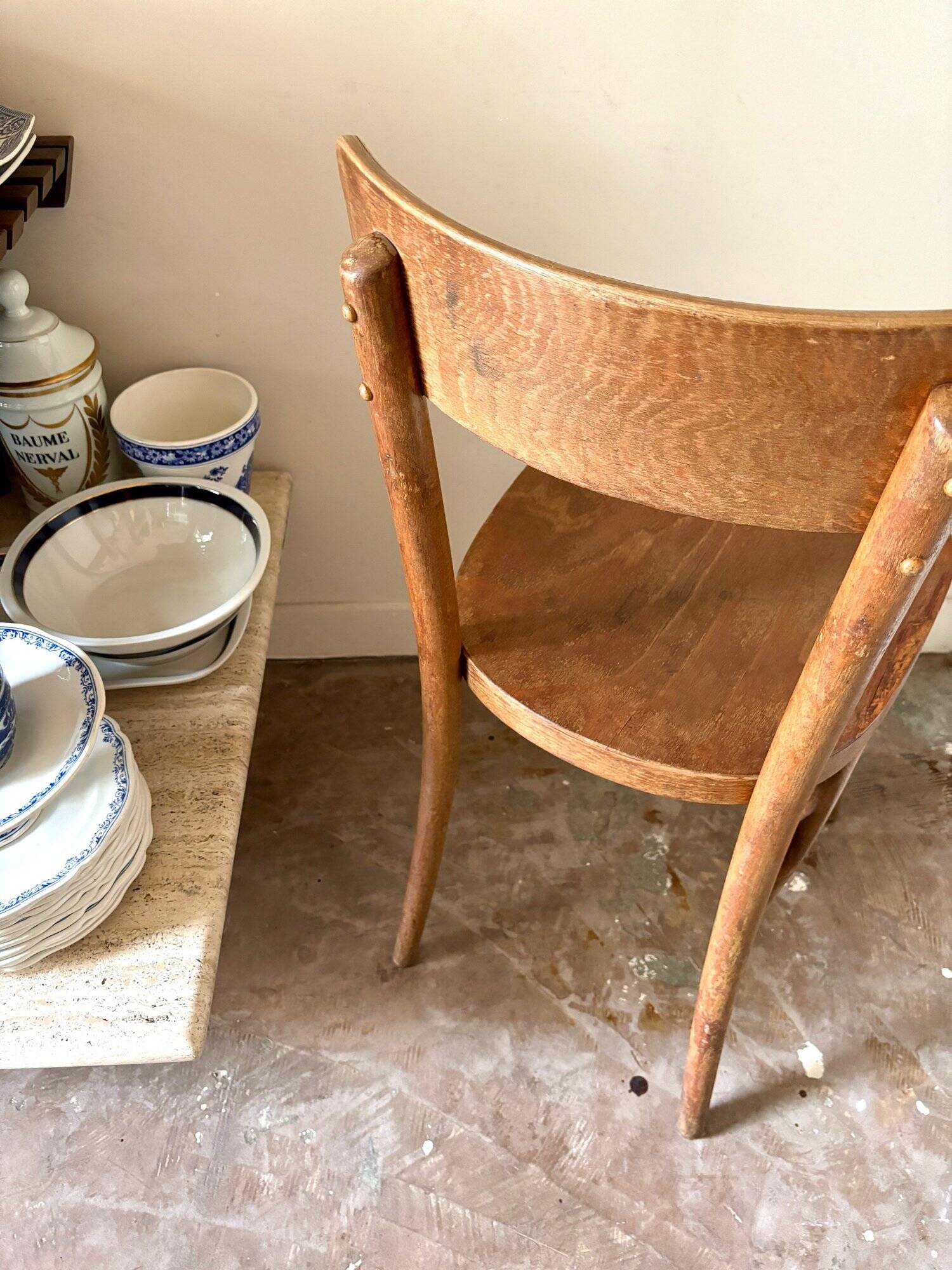 Thonet bistro chair in light beech