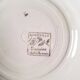 Vintage flower dessert plates from Sarreguemines, Longwy, and Lunéville.