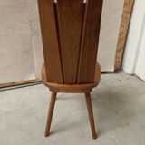 Set of 4 brutalist chairs style Franciszek Aplewicz