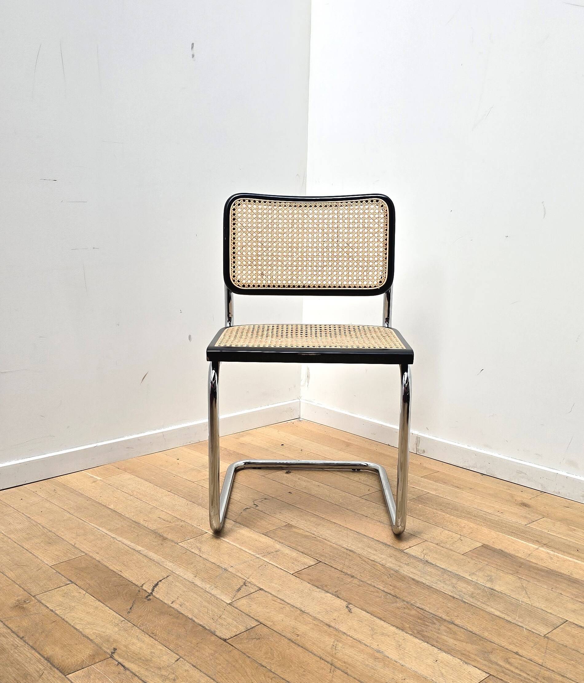 Set of 8 Cesca B32 chairs, Marcel Breuer