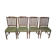 Ensemble de quatre chaises, Danemark, années 1970
