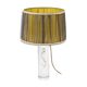 Daum France, bubble glass cylindrical lamp, circa 1975