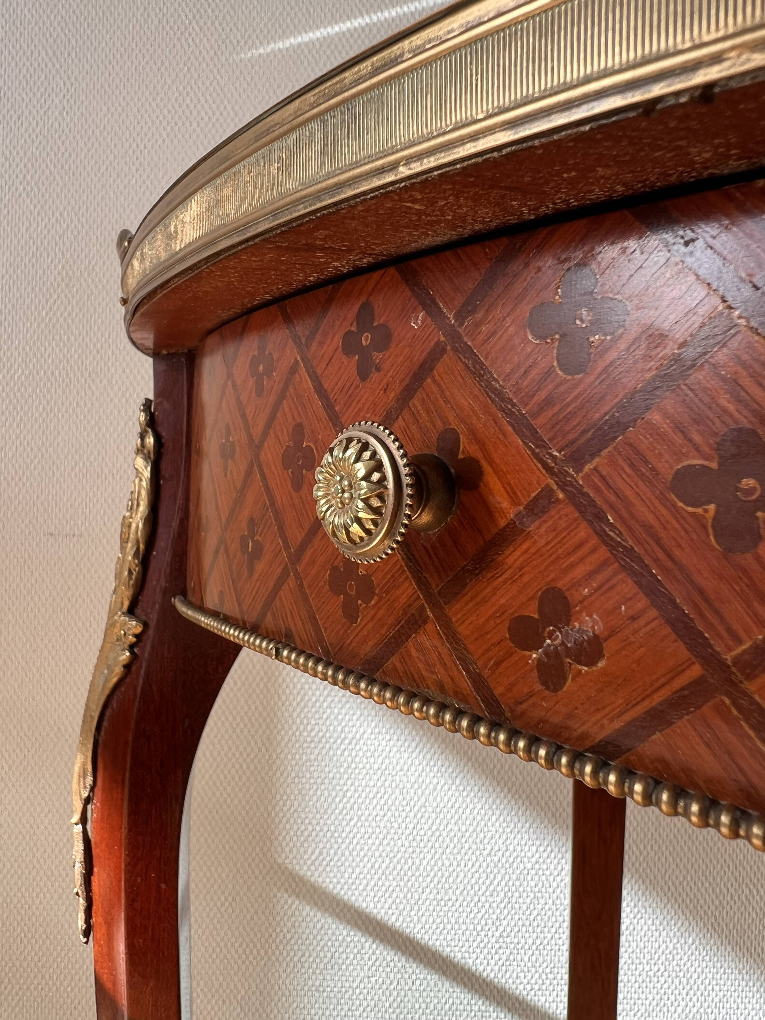 Bouillotte Table Louis XVI - Late 19th Century