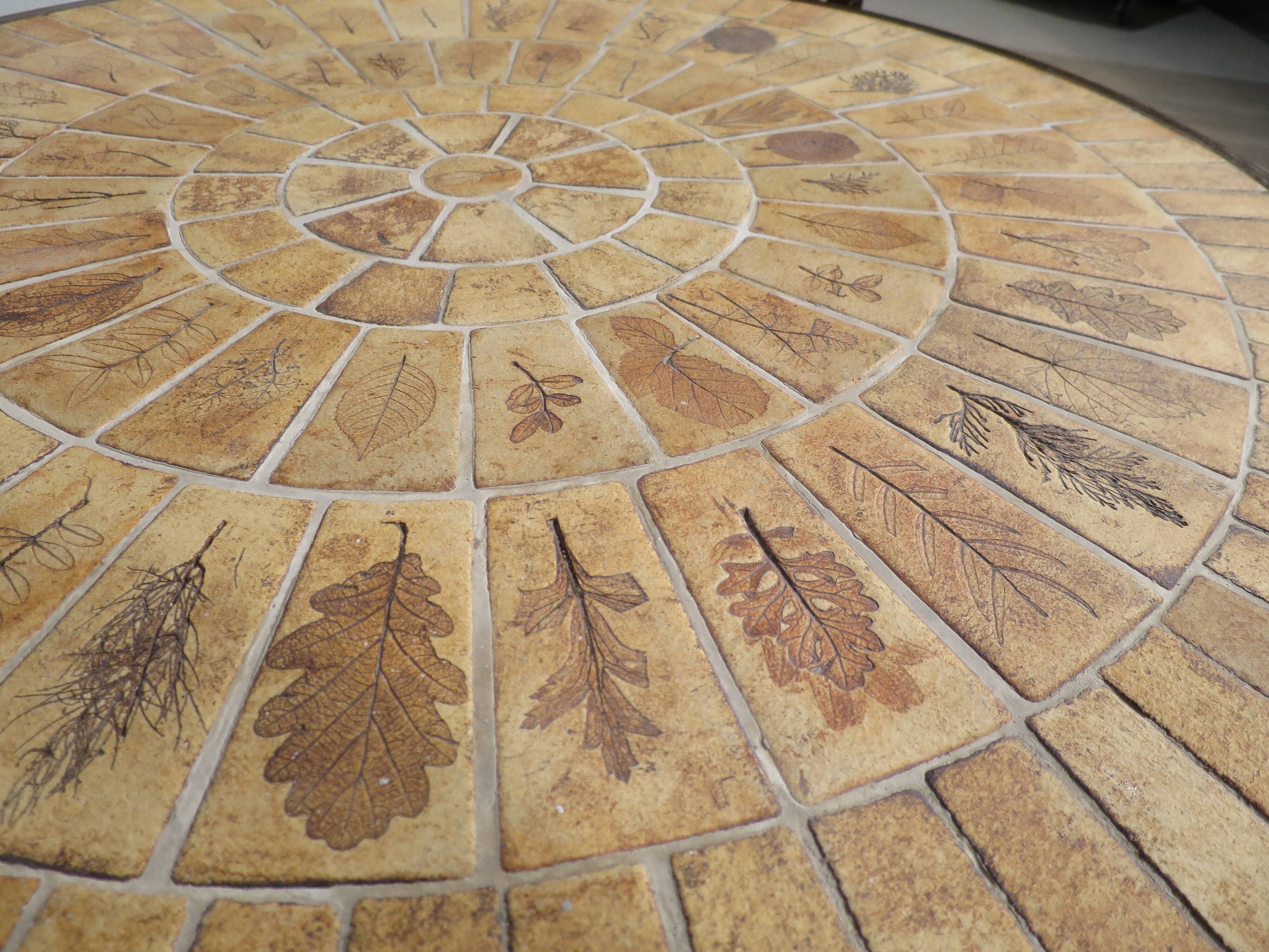 Capron Roger series coffee table "herbarium"