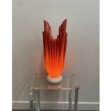 French draped table lamp by Georgia Jacob, 1970s