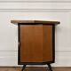 Bedside, wood, asymmetrical, vintage
