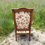 Voltaire armchair in cherry wood