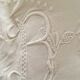 Embroidered cotton sheet JB.