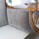 Two-seater canapé in Restoration / Louis-Philippe style – Reupholstered by an artisan.
