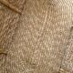 Doll's basket made of woven straw, 1970s