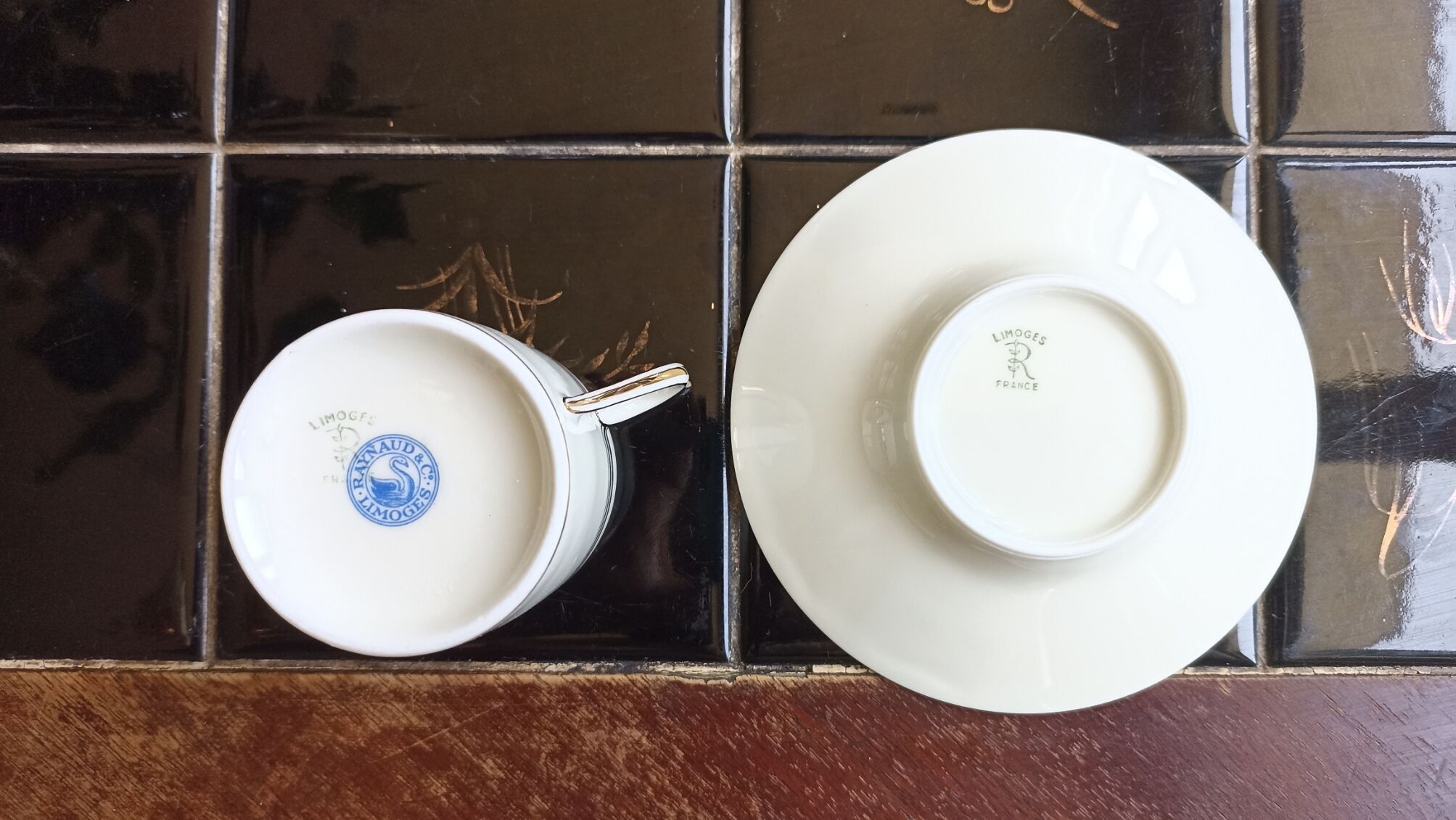 Limoges porcelain espresso cup - Raynaud