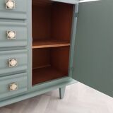 Gray art deco commode