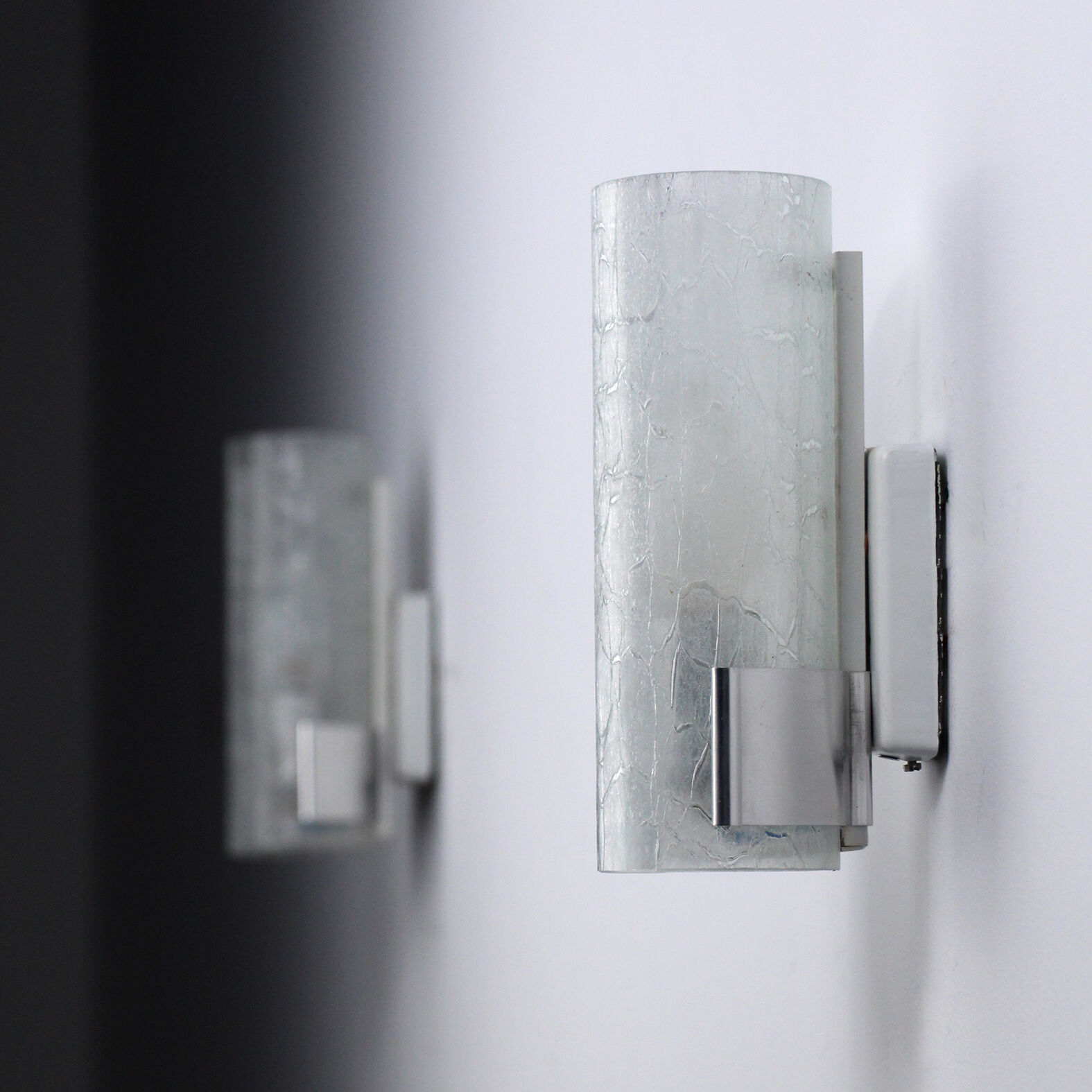 Vintage glass sconces Doria Leuchten
