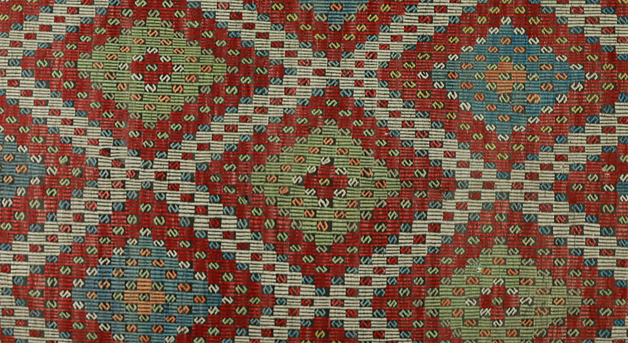 Anatolian handmade kilim rug 360 cm x 194 cm