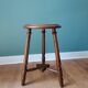 Carved tripod stool