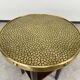 Secession coffee table with a brass top