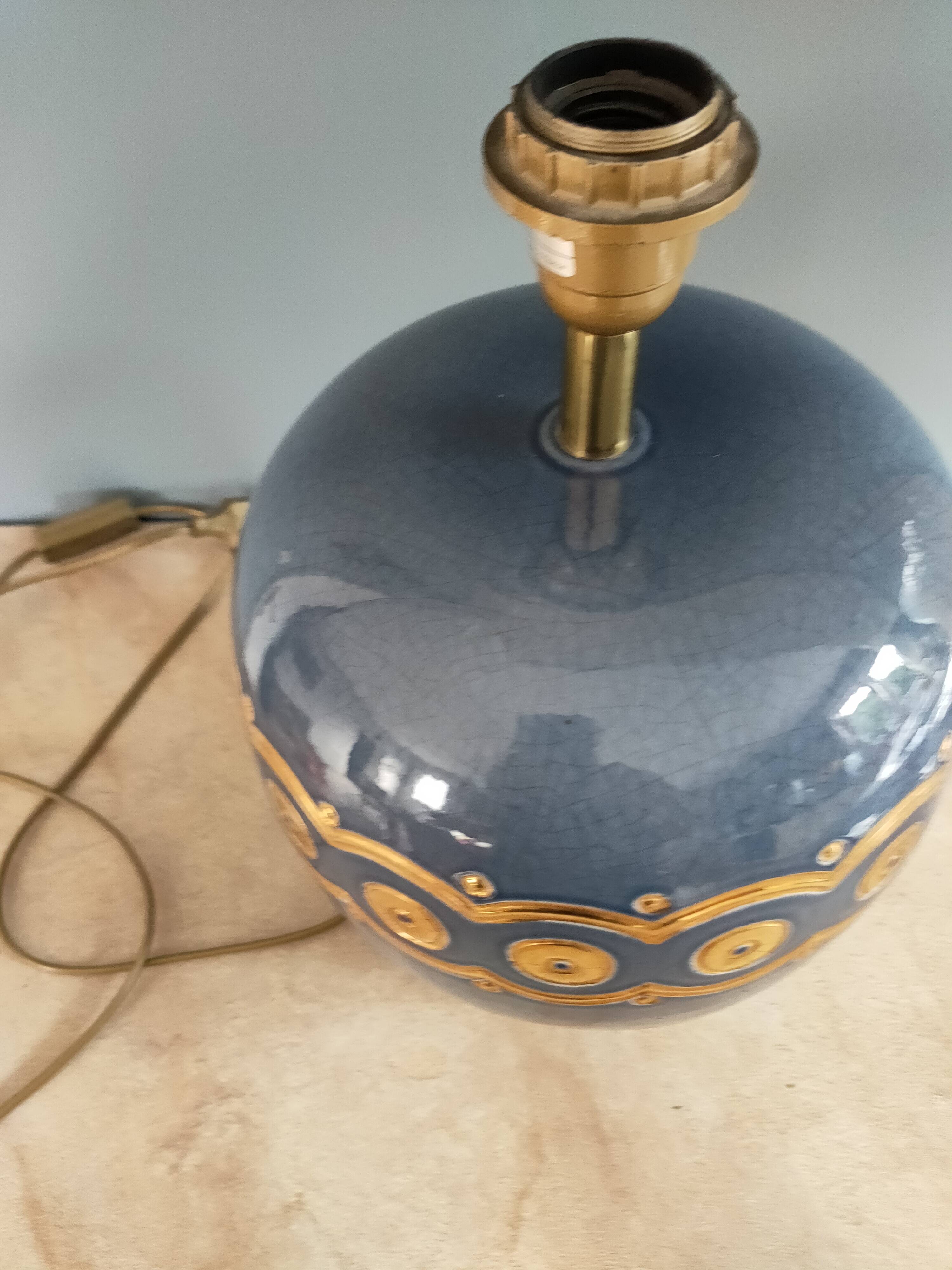 ceramic lamp by Louis Drimmer from the 1980s