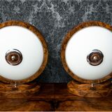 Paire de lampes Art Déco, Pologne, années 1950