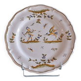 Assiette feston de Moustiers en très bon état