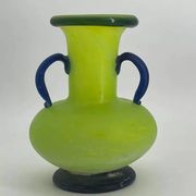 70s vase in glass paste