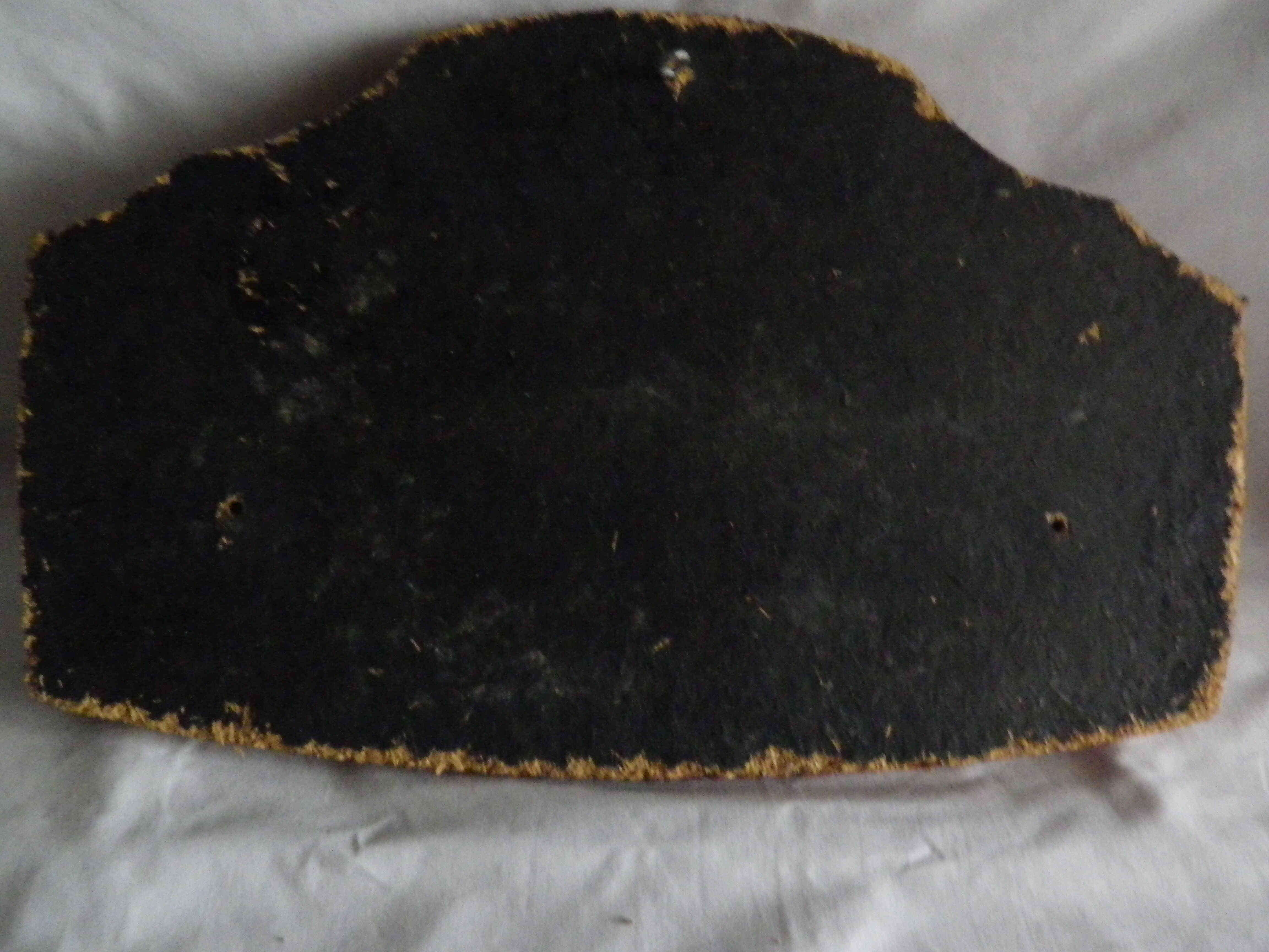 Mirror on red velvet