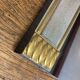 Large Gold Plated Mirror by Deknudt Belgium 1980s