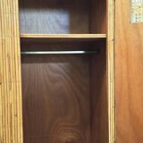 Rattan wardrobe