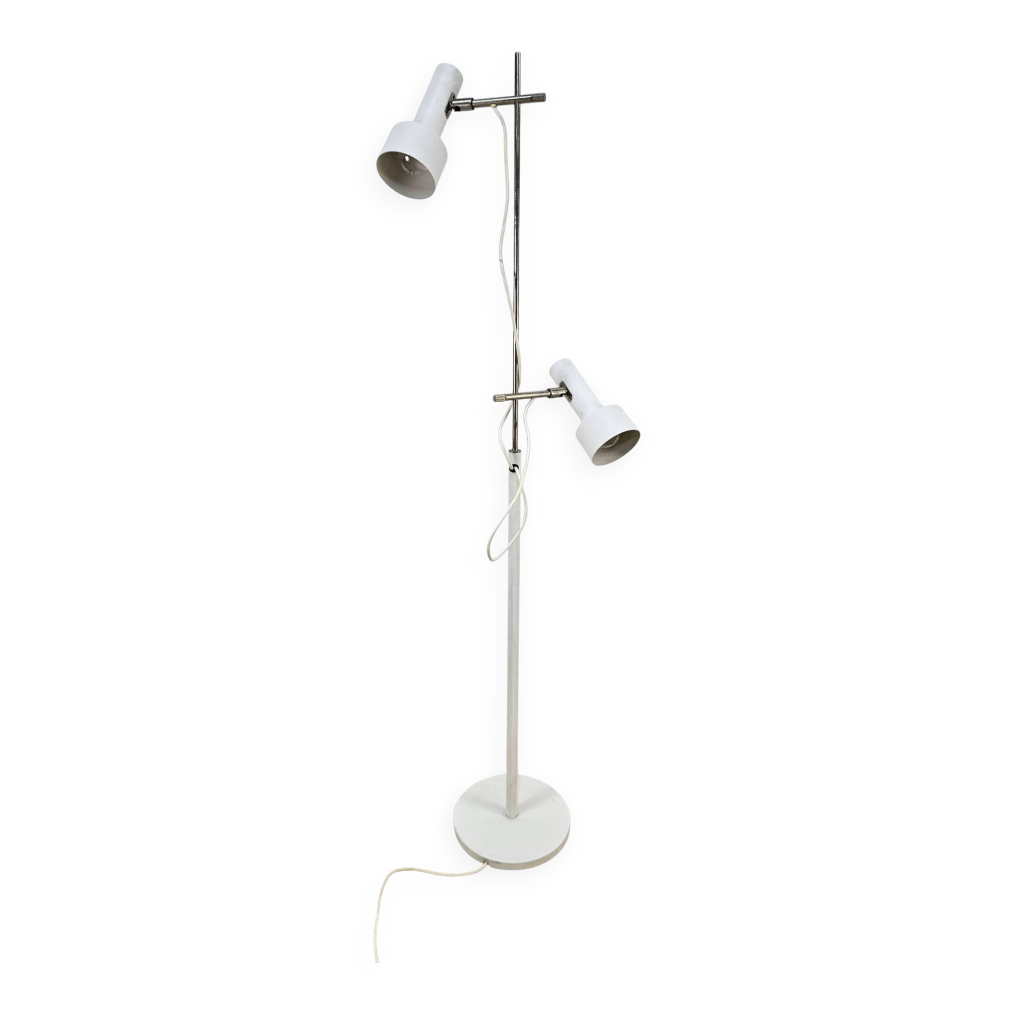 White floor lamp, Germany, 1960s.