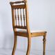Unique mid-century chair, white upholstery, oak wood, Europe, 1960.
