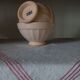 2 bols Digoin Sarreguemines beige rosé
