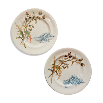 Duo old plates