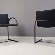 Chaises circulaires vintage par Metaform, années 1980, ensemble de 6