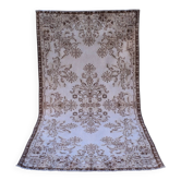 Vintage Turkish rug handmade 117x217 cm
