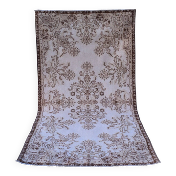 Tapis turc vintage fait main 117x217 cm
