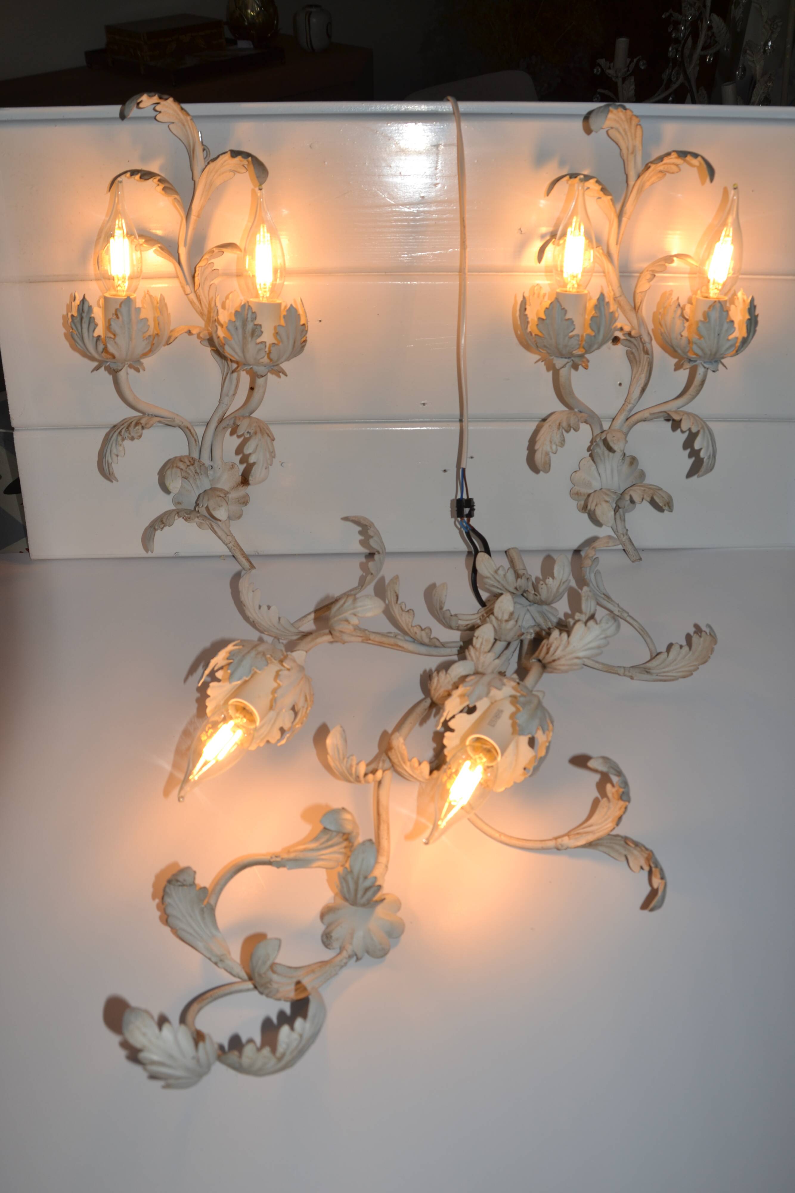 Large Florentine wall sconce