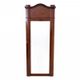 Large mahogany mirror, Northern Europe, turn of the 19th and 20th centuries.