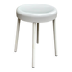 Vintage white stool from the 70s — Space Age / Pop Art design