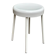 Vintage white stool from the 70s — Space Age / Pop Art design
