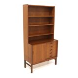 Scandinavian teak bookcase, Sweden, 1960
